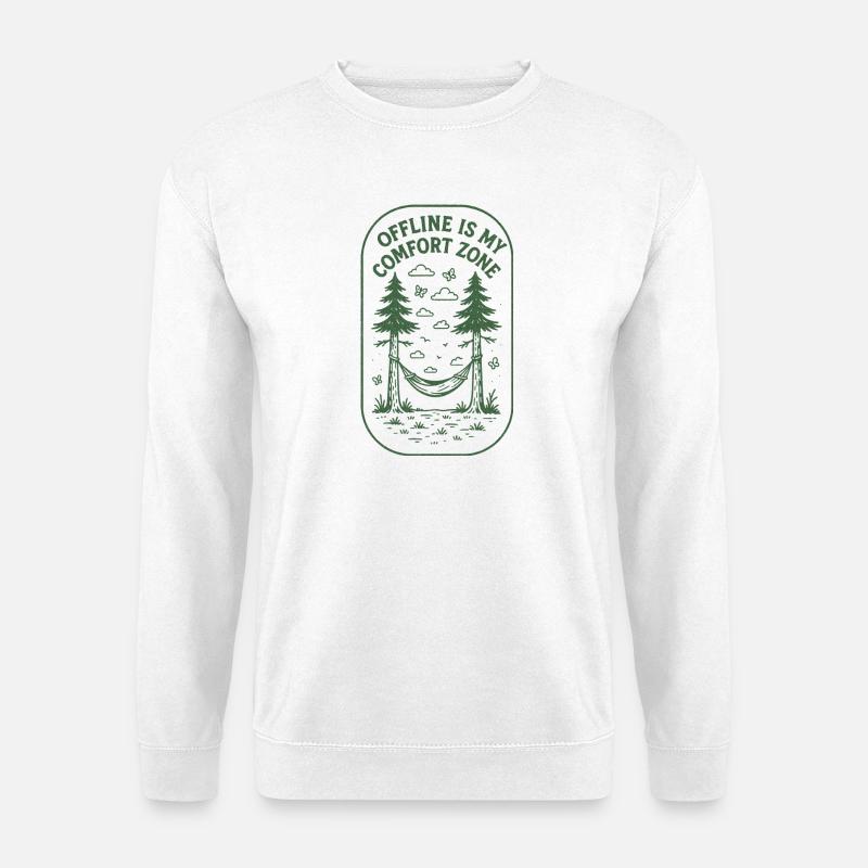 Offline Zone | Nature Slow Living - Unisex Sweatshirt - white