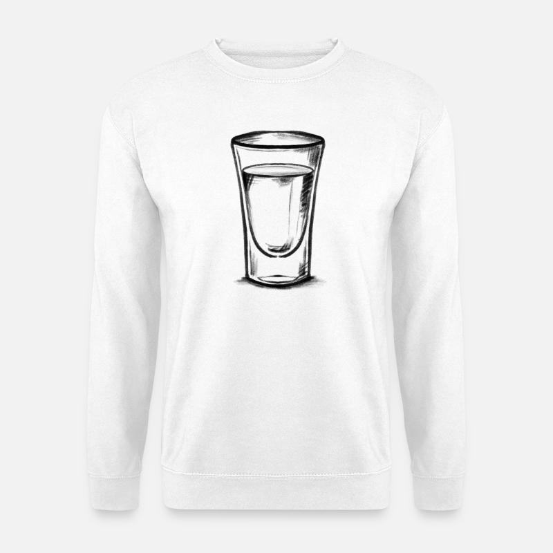 Snapping Glass - Illustration - Unisex Sweatshirt - white