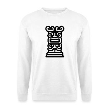 Totem - Unisex Pullover - Weiß - Vorne - Alina (178cm) & Michal (187cm)