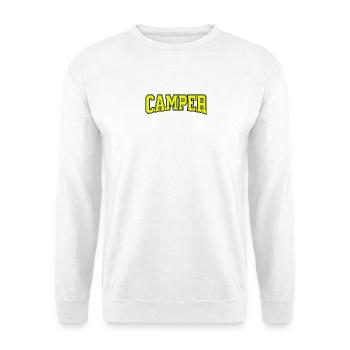 CAMPER Style Rétro Varsity - Sweat-shirt Unisexe - blanc - Devant