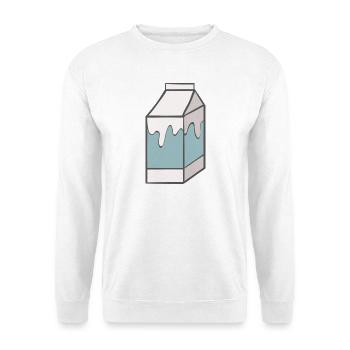 milk - Unisex Sweatshirt - white - Front