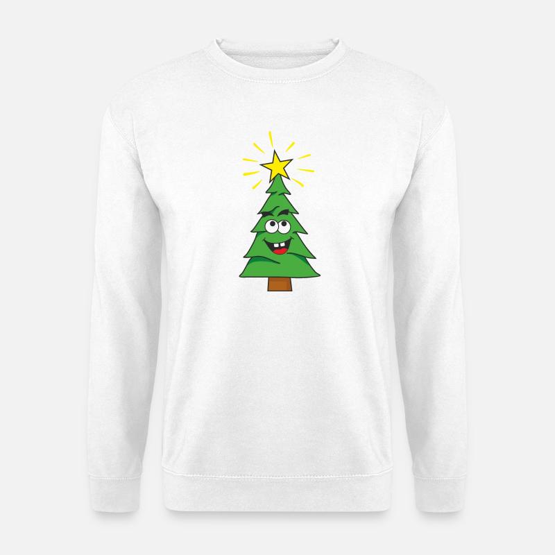 Weihnachtsbaum - Unisex Pullover - Weiß
