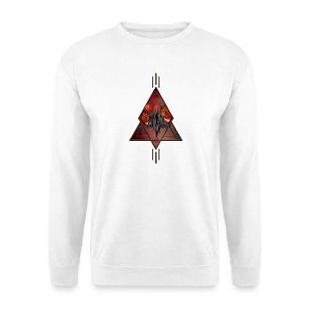 Impressive skeleton with skulls. - Unisex Sweatshirt - white - Front