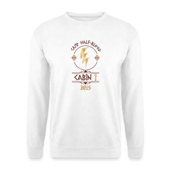 Cabin #1 in Camp Half Blood, Child of Zeus - Unisex Sweatshirt - white - Front