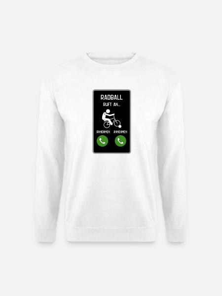 Radball ruft an - Unisex Pullover - Weiß