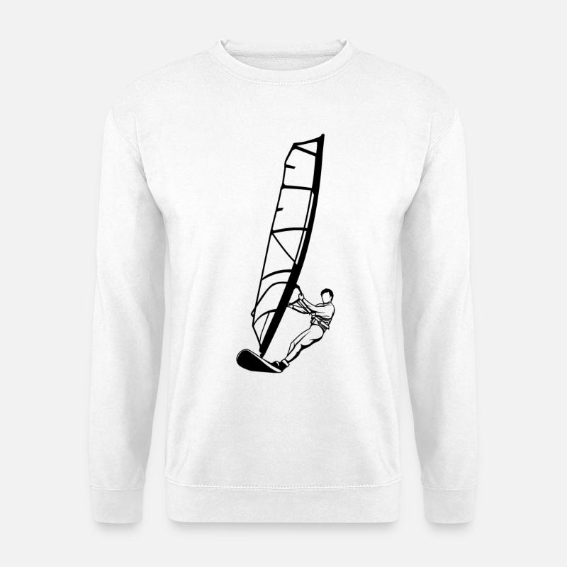 Windsurfer - Unisex Pullover - Weiß