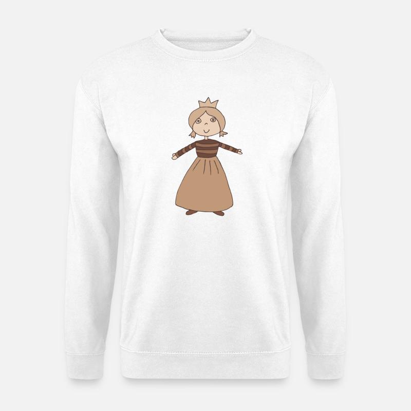 kleine prinzessin - Unisex Pullover - Weiß