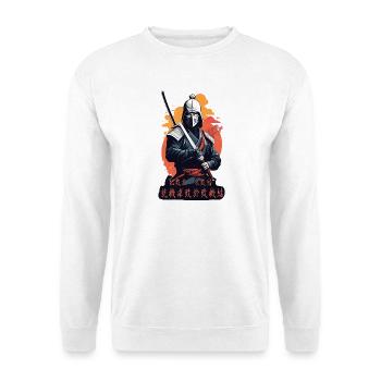 Samouraï, voie du guerrier - Sweat-shirt Unisexe - blanc - Devant