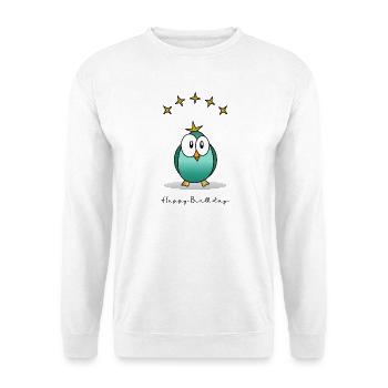 HAPPY BIRTHDAY - Sweat-shirt Unisexe - blanc - Devant