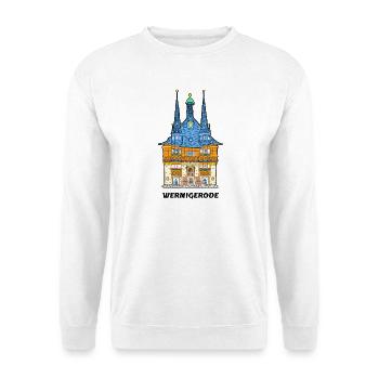 Wernigerode, Town Hall, Half-Timbered House East Germany - Unisex Sweatshirt - white - Front