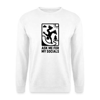 Inline Skate Social Media Fame Cool Kids - Unisex Pullover - Weiß - Vorne