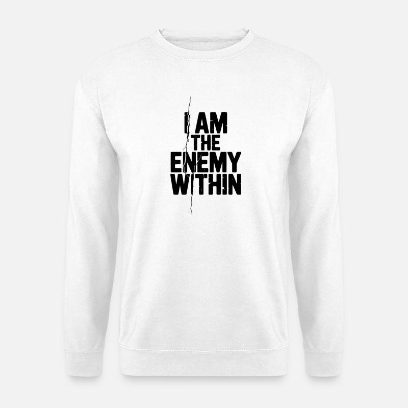 Ich bin der innere Feind - Unisex Pullover - Weiß