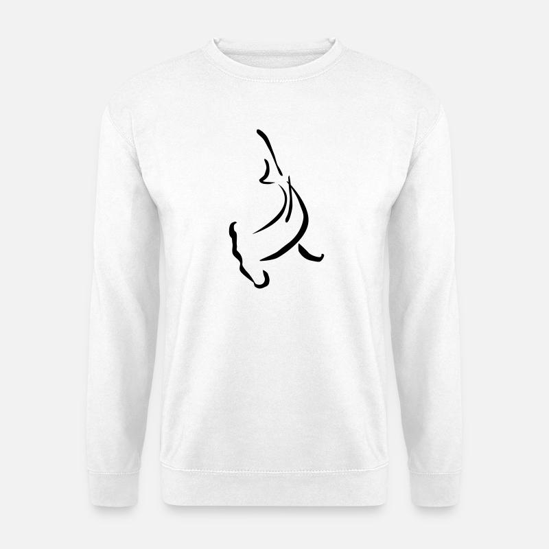 Forme de la tête de marteau - Sweat-shirt Unisexe - blanc
