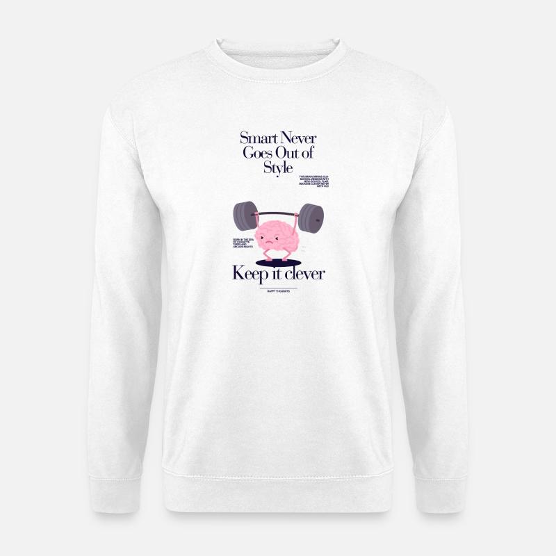 Anti Brainrot - Unisex Pullover - Weiß