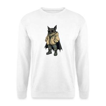 Fledermaus Cool Winter - Unisex Pullover - Weiß - Vorne