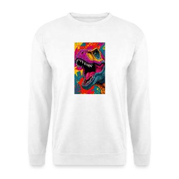 dinosaur - Unisex Sweatshirt - white - Front