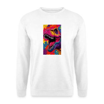 dinosaur - Unisex Sweatshirt - white - Front
