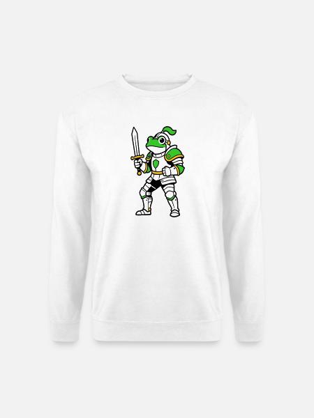 Frog Knight - Unisex Sweatshirt - white