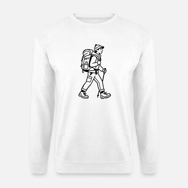Hiking - Unisex Sweatshirt - white