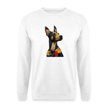 süßer Hund - Unisex Pullover - Weiß - Vorne