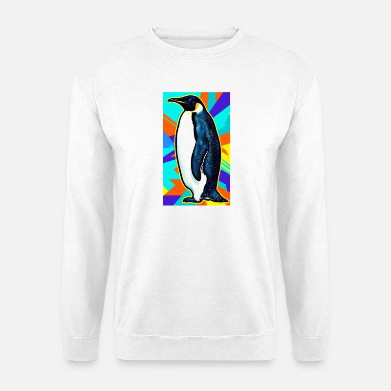 penguin - Unisex Sweatshirt - white