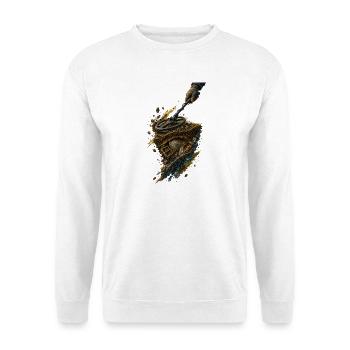 Detektor-Schatz: Irdische Relikte - Unisex Pullover - Weiß - Vorne