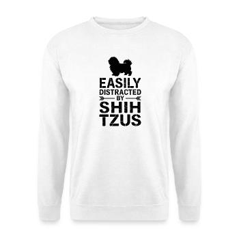 Shih Tzu Sprüche Hunde Lustiges Shih Tzu Geschenk  - Unisex Pullover - Weiß - Vorne