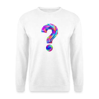 Fragezeichen - Unisex Pullover - Weiß - Vorne