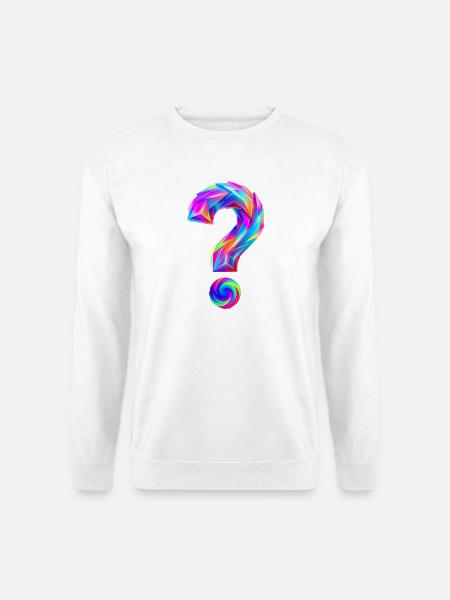 Fragezeichen - Unisex Pullover - Weiß