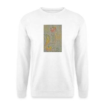Stillleben - Unisex Pullover - Weiß - Vorne - Alina (178cm) & Michal (187cm)
