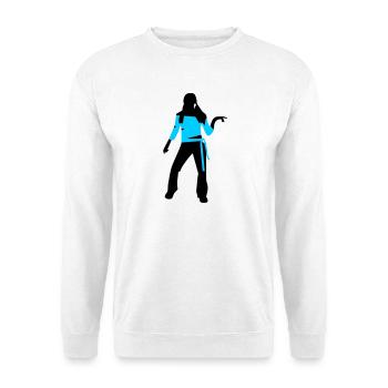 Dancing, Girl - Unisex Sweatshirt - white - Front