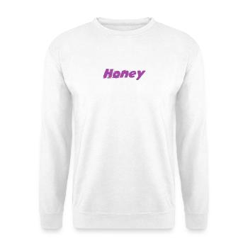 Honey Lively Honeybee Swarm Illustration - Unisex Sweatshirt - white - Front