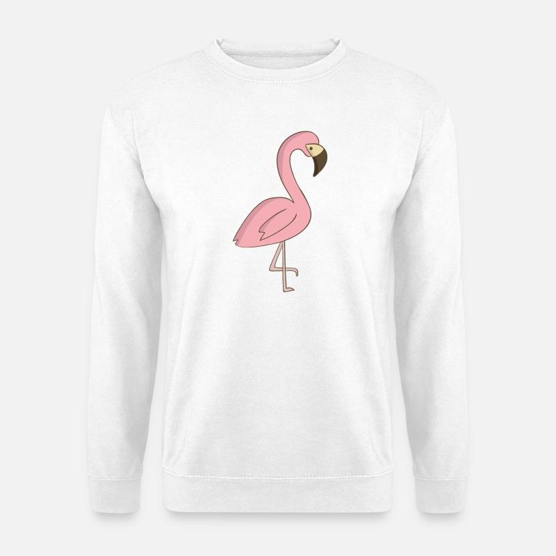 flamingo - Unisex Sweatshirt - white