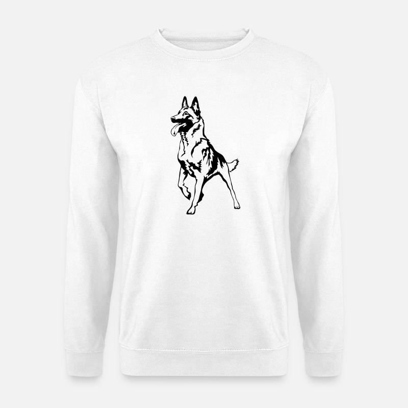 Malinois - Unisex Pullover - Weiß