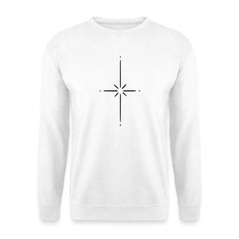 Étoile - Sweat-shirt Unisexe - blanc - Devant