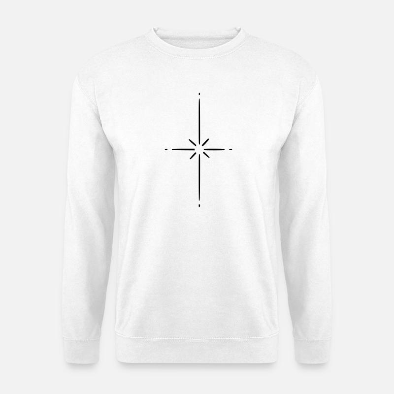Stern - Unisex Pullover - Weiß