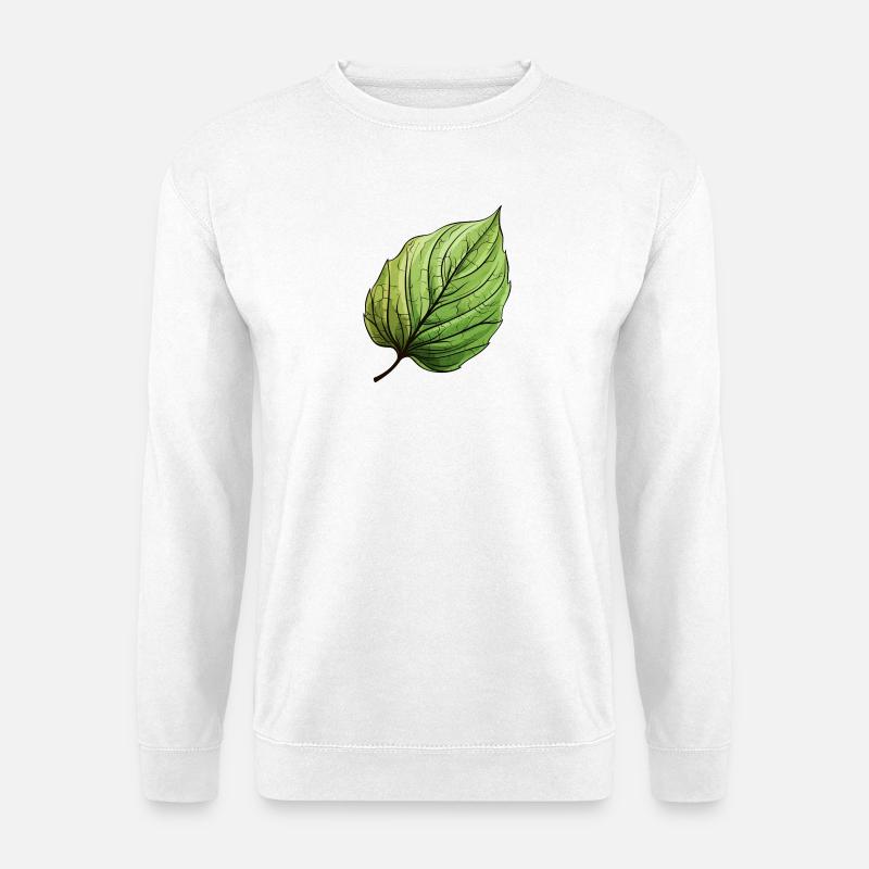 Blatt Gün - Unisex Pullover - Weiß