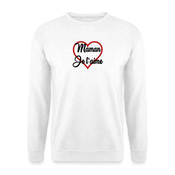 MOTHER'S DAY. HAPPY MOTHER'S DAY - Unisex Sweatshirt - white - Front