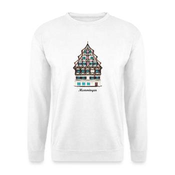 Memmingen, Schwaben, Bayern, Deutschland - Unisex Pullover - Weiß - Vorne