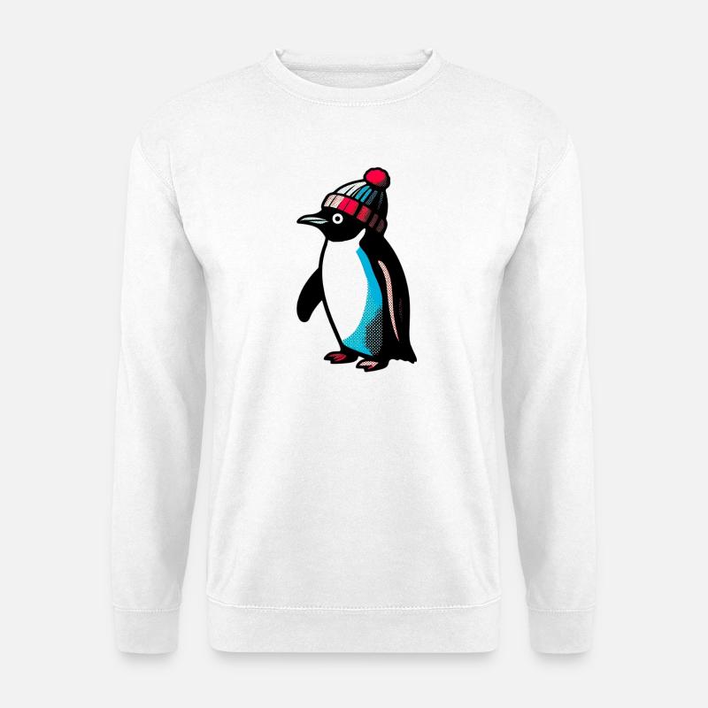 Pinguin - Unisex Pullover - Weiß