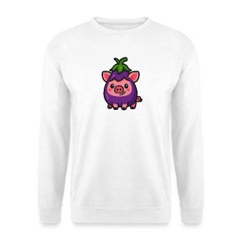 Cochon Gina - Sweat-shirt Unisexe - blanc - Devant