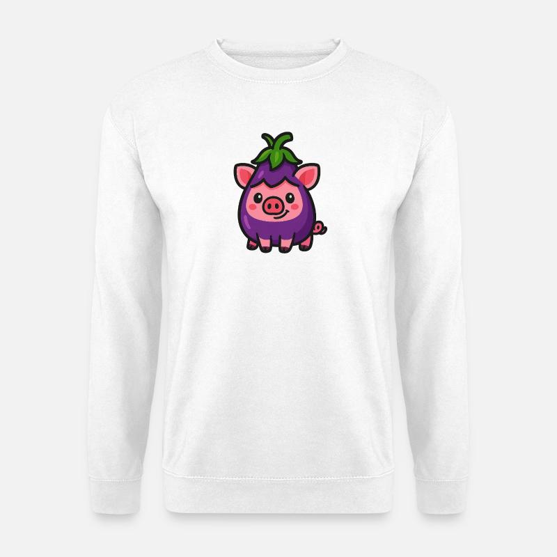 Schwein-Gina - Unisex Pullover - Weiß