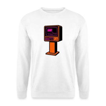 Retro-Future TV - Unisex Pullover - Weiß - Vorne