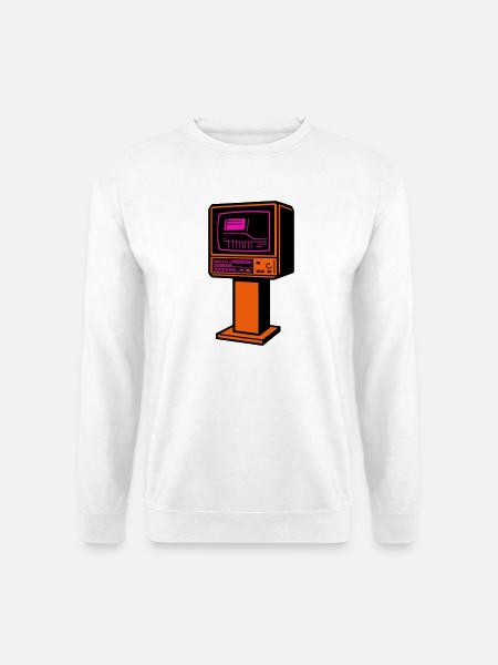 Retro Future TV - Unisex Sweatshirt - white
