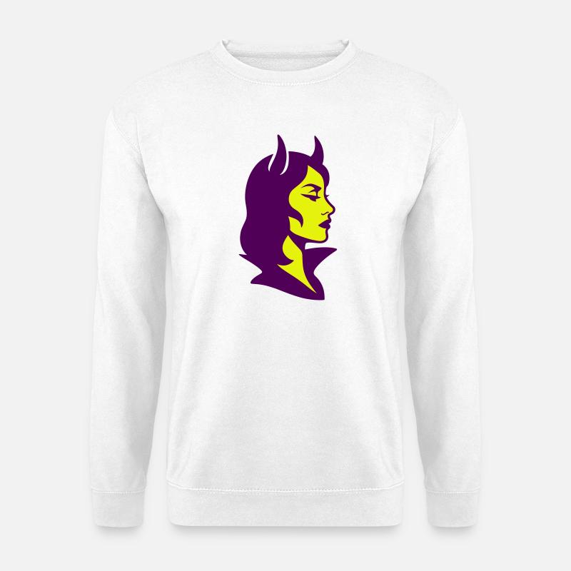 She Devil Pop Art - Unisex Sweatshirt - white