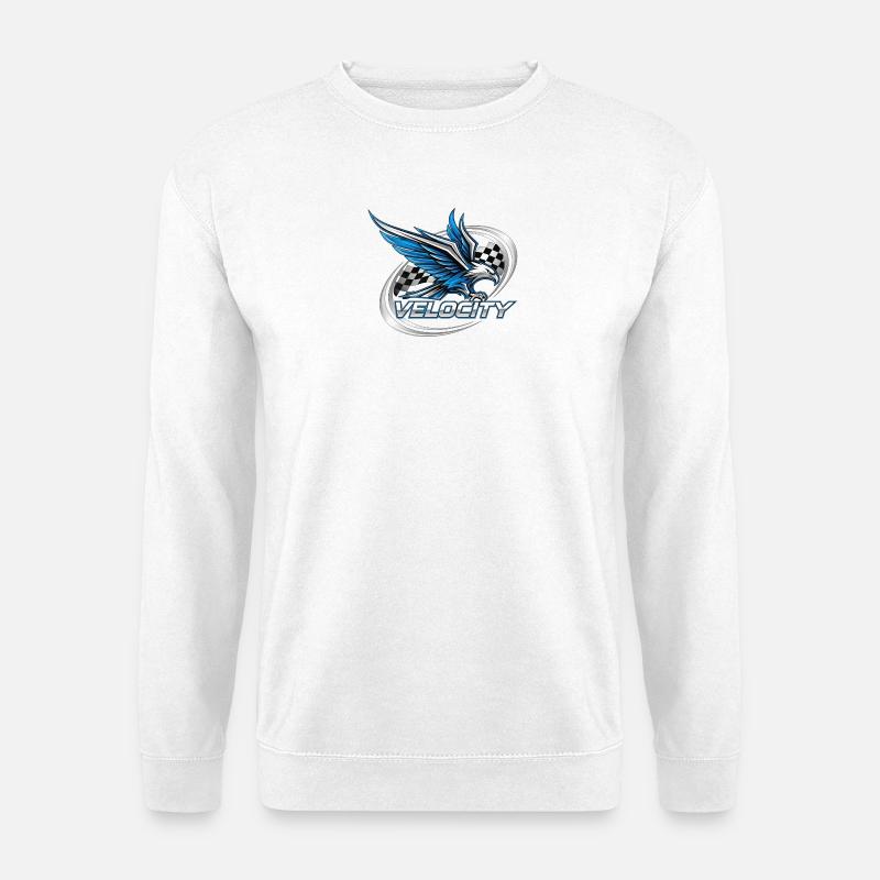 Geschwindigkeitsadler Racing Design - Unisex Pullover - Weiß