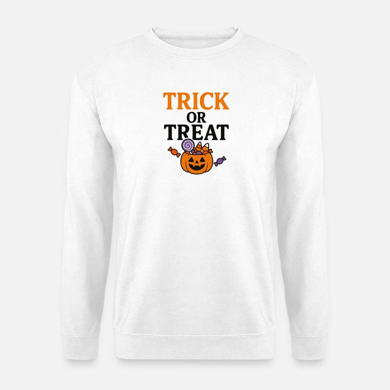 Halloween-Motiv - Unisex Pullover - Weiß