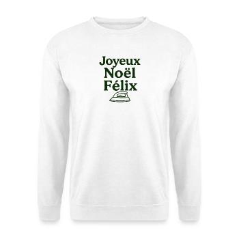 Frohe Weihnachten Felix - Unisex Pullover - Weiß - Vorne