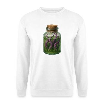 Tentakelglas Alchemie Zaubertrank Halloween - Unisex Pullover - Weiß - Vorne