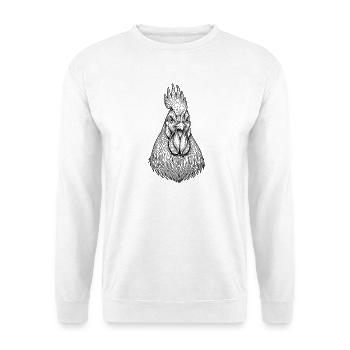 Rooster - Unisex Sweatshirt - white - Front